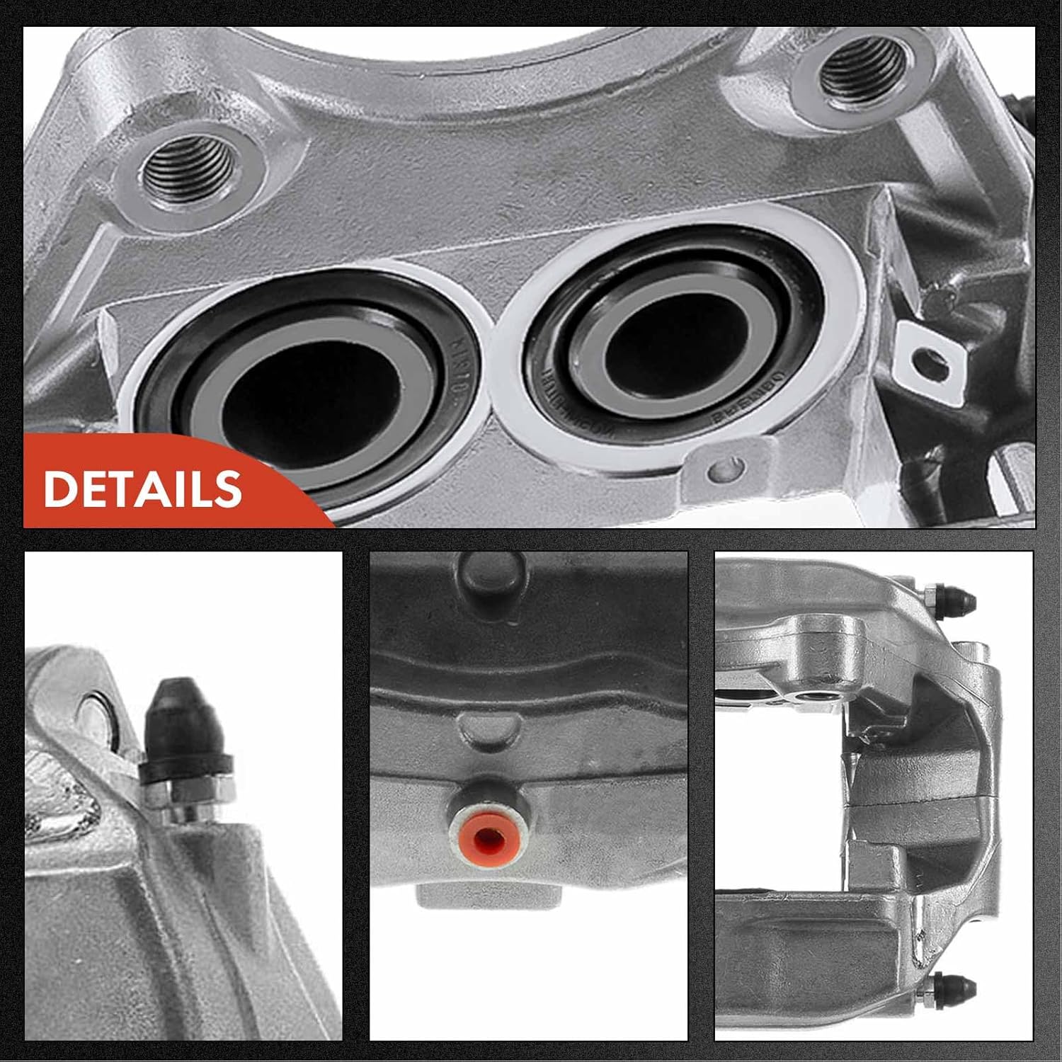 A-Premium Disc Brake Caliper Assembly Compatible with Select Nissan and Infiniti Models - 350Z 2003-2009, G35 2004, 3.5L - Front Driver and Passenger Side
