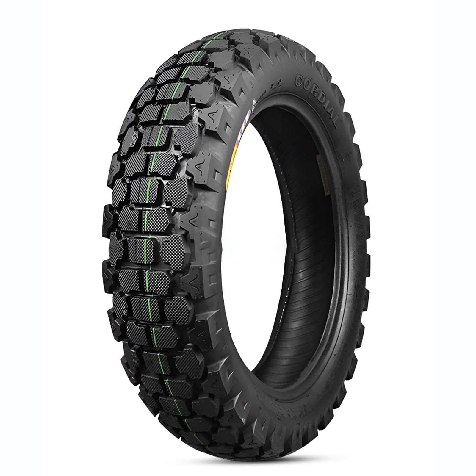 130/90-15 Opona Tył | Opony Bezdętkowe Terenowe | Opona Motocyklowa z Głębszym Ryfem | Odporna na Przebicia, Trwała | 75P 8PR
