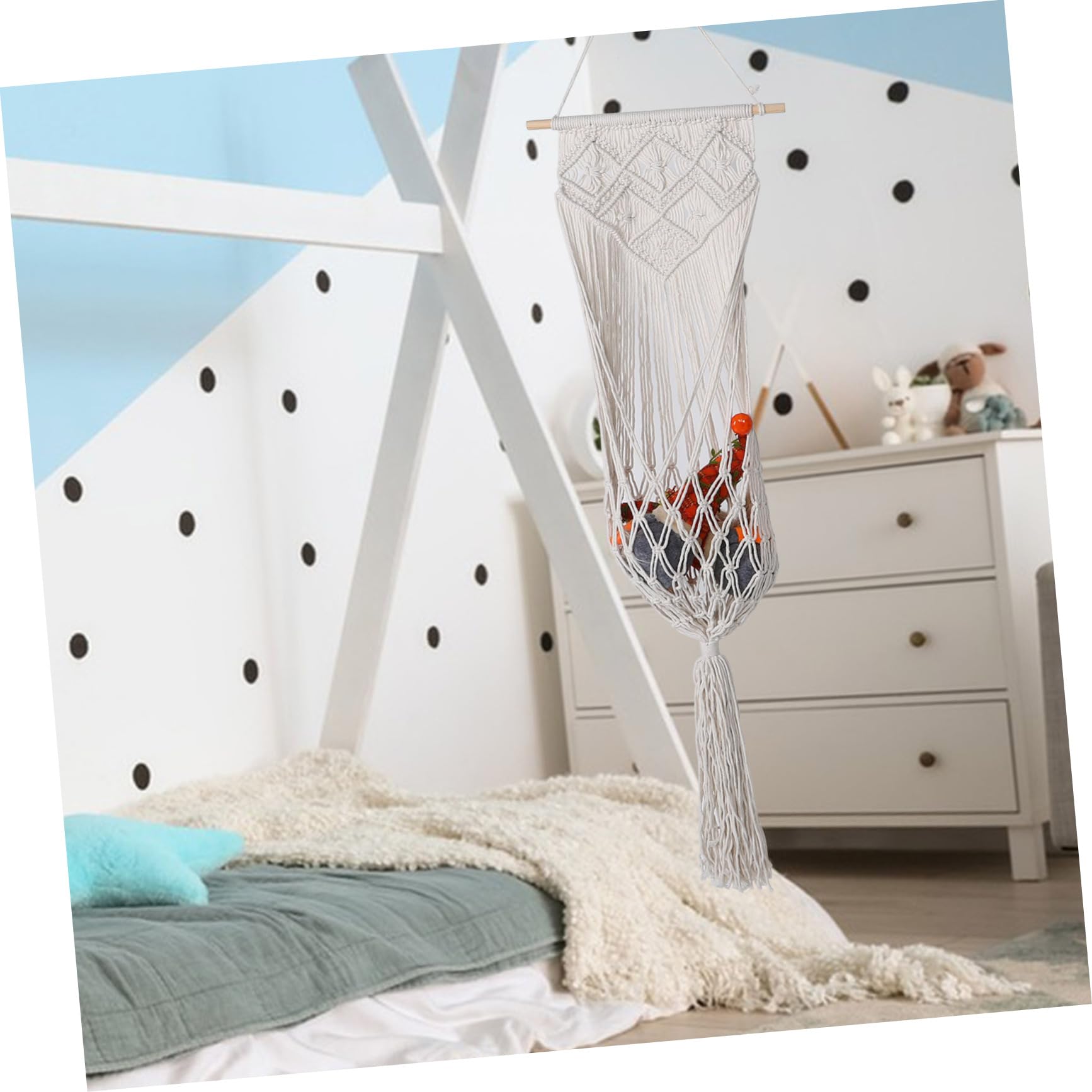 Hängende Spielzeugaufbewahrung Netzhängematte Für Plüschtiere Wandmontage Organizer Für Kinderzimmer Installieren Platzsparendes Design