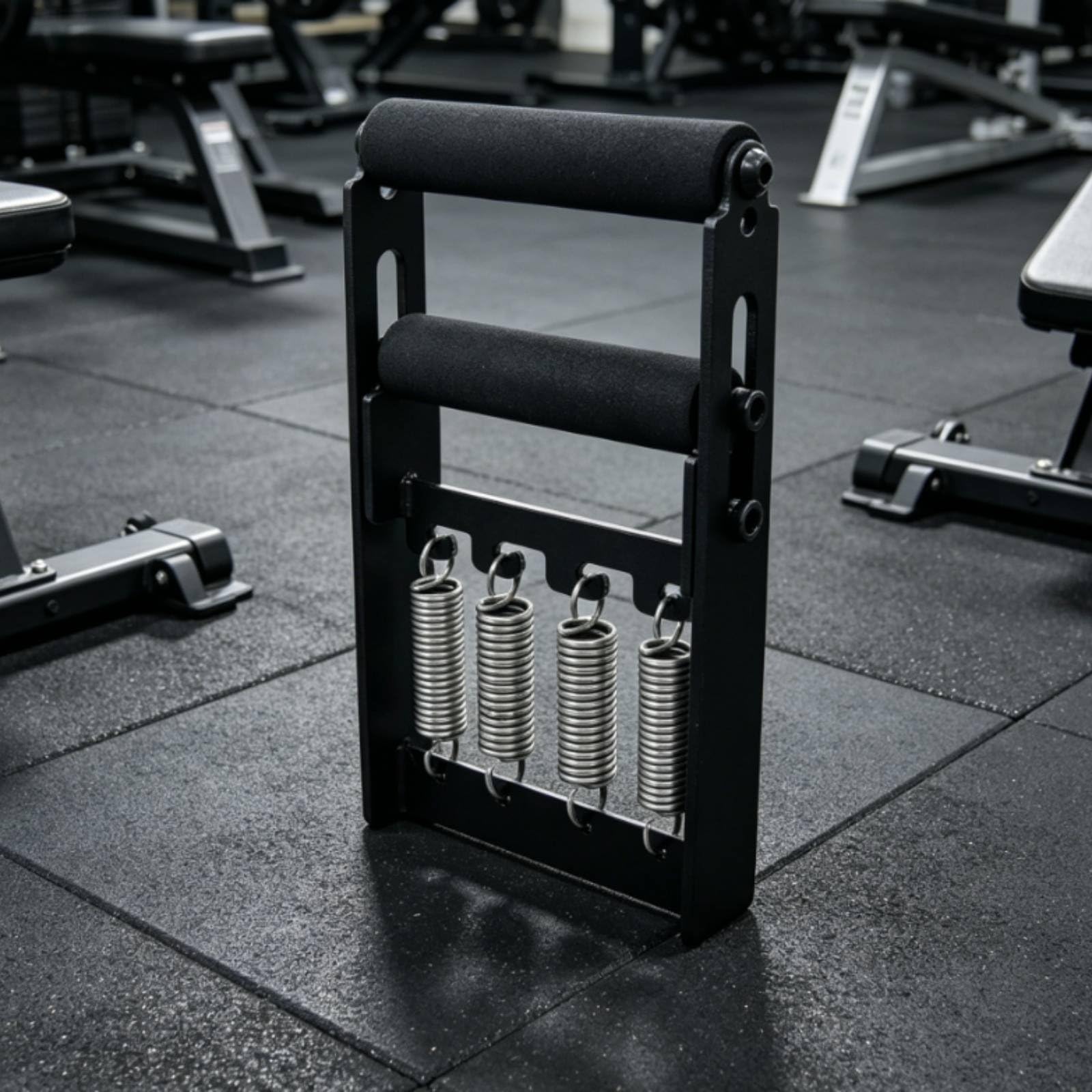 Verstellbarer Handtrainer Handgriff Fingertrainer Unterarmtrainer mit Metallrahmen Und Komfortabler Griffauflage für Muskelaufbau Klettersport Zuhause