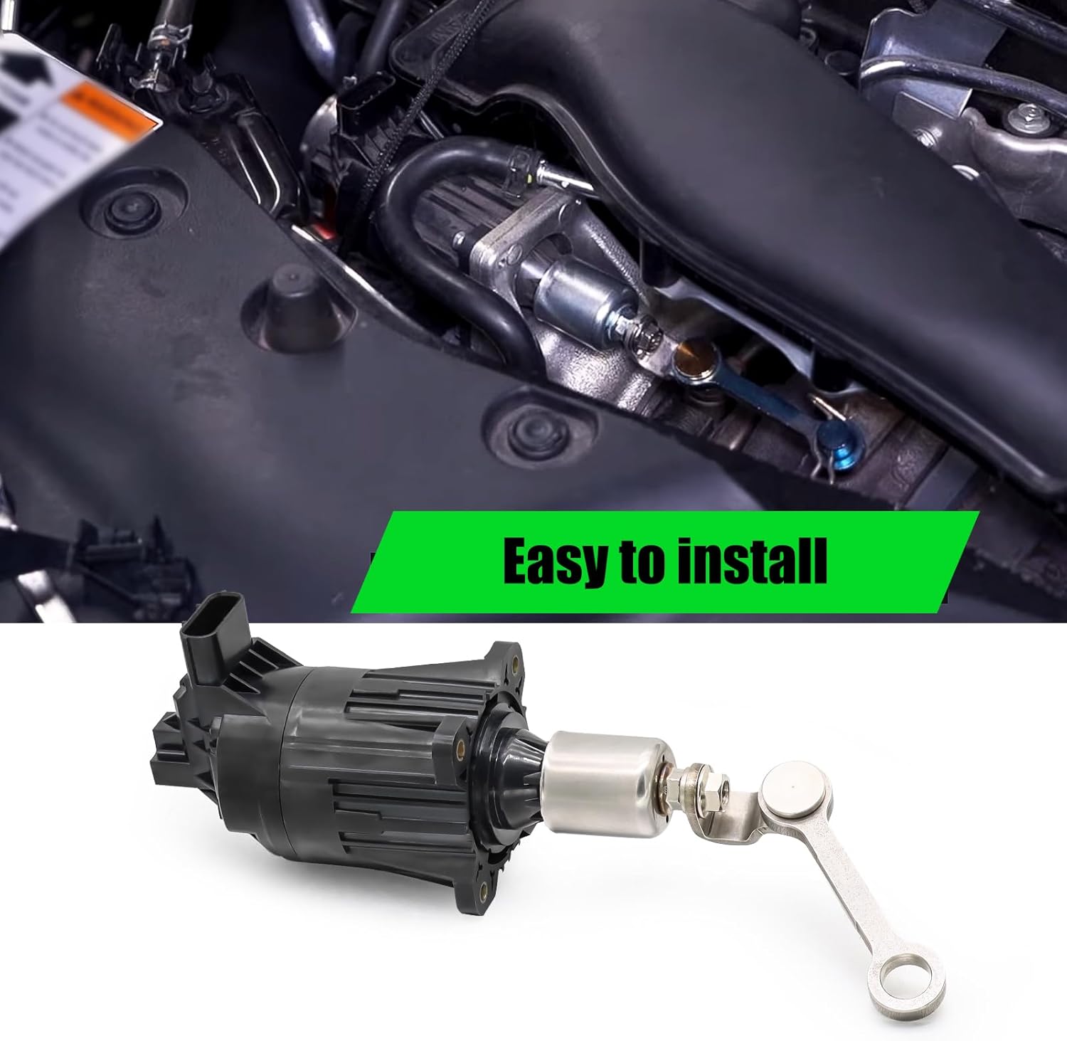 Electronic Turbo Wastegate Actuator For Honda 2016-2019 Civic, 2017-2019 CR-V, 2018-2019 Accord 1.5 VTEC R4 1497ccm 134Kw 182HP Wastegate Actuator, Replaces K6T52372 TD025 K6H05376 49373-07100