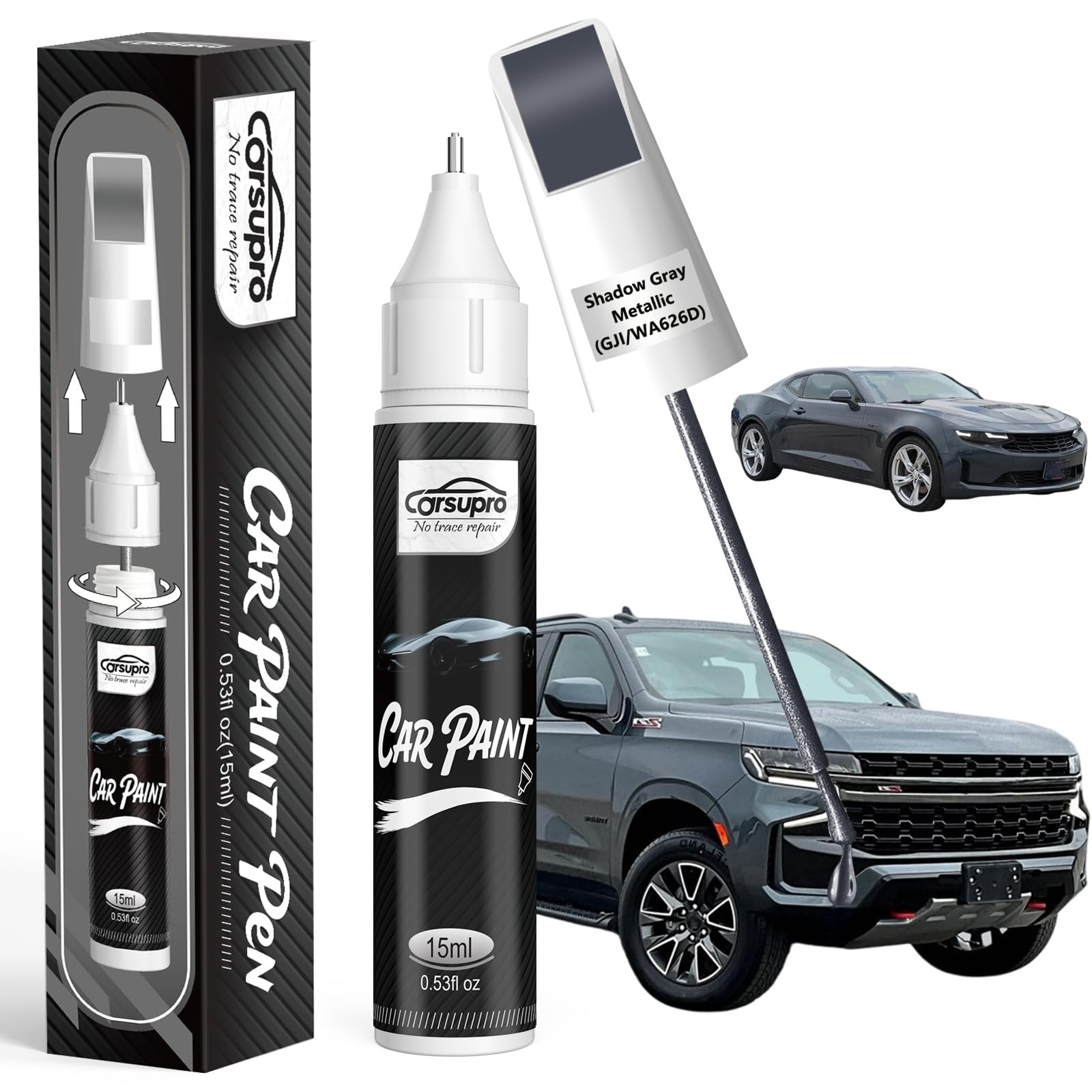 Shadow Gray Metallic(GJI/WA626D) for Chevrolet Touch Up Paint Pen