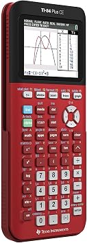Texas Instruments TI-84 Plus CE Radical Red Graphing Calculator