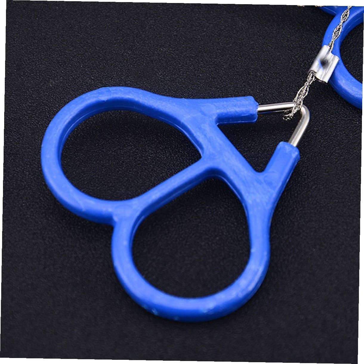 4pcs Portable Stainless Steel Wire Saws Survival Chain Rope Pocket Saws for Camping Hiking Emergency Outdoor Cutting Tools