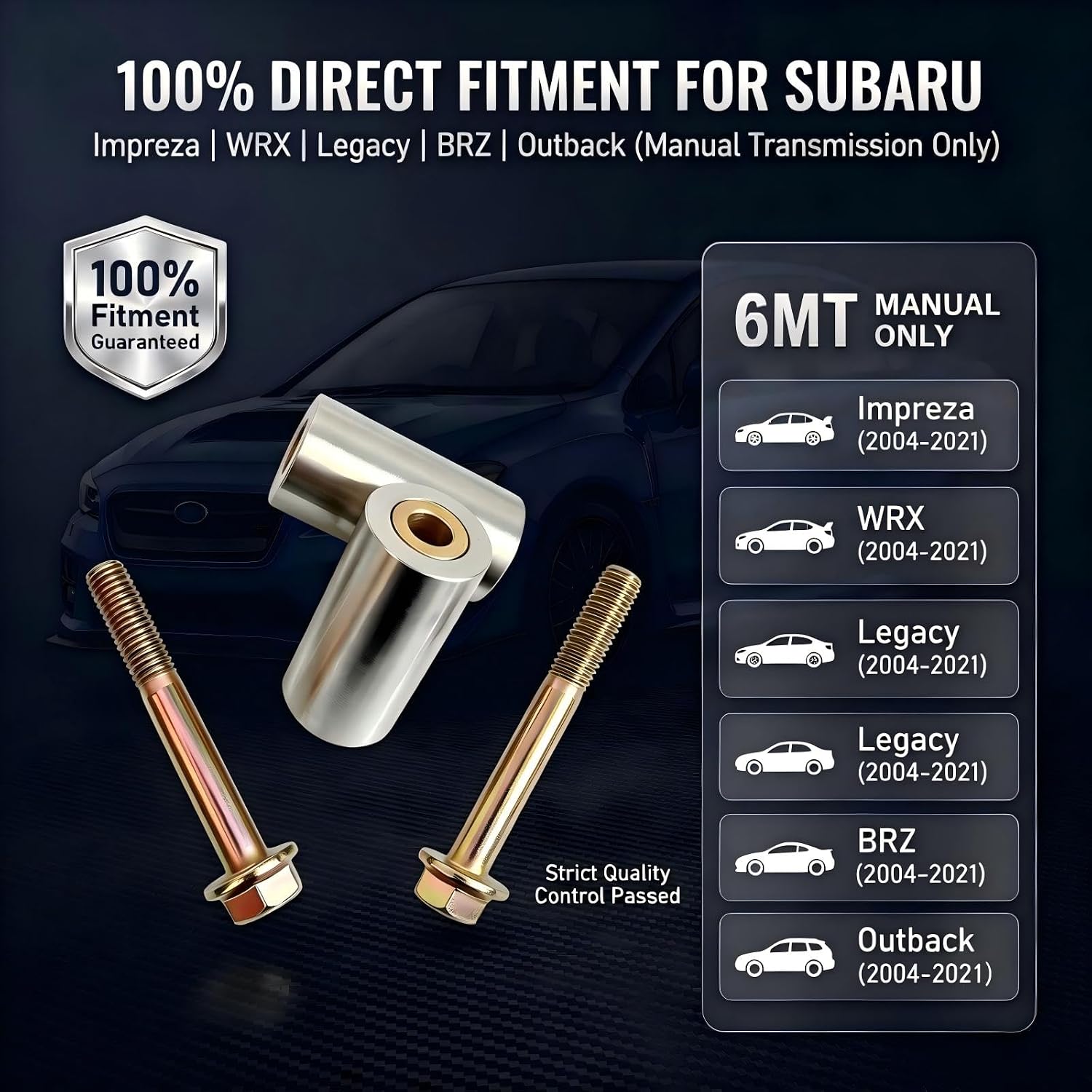 Solid Shifter Linkage U-Joint Eliminates Shifter Slop