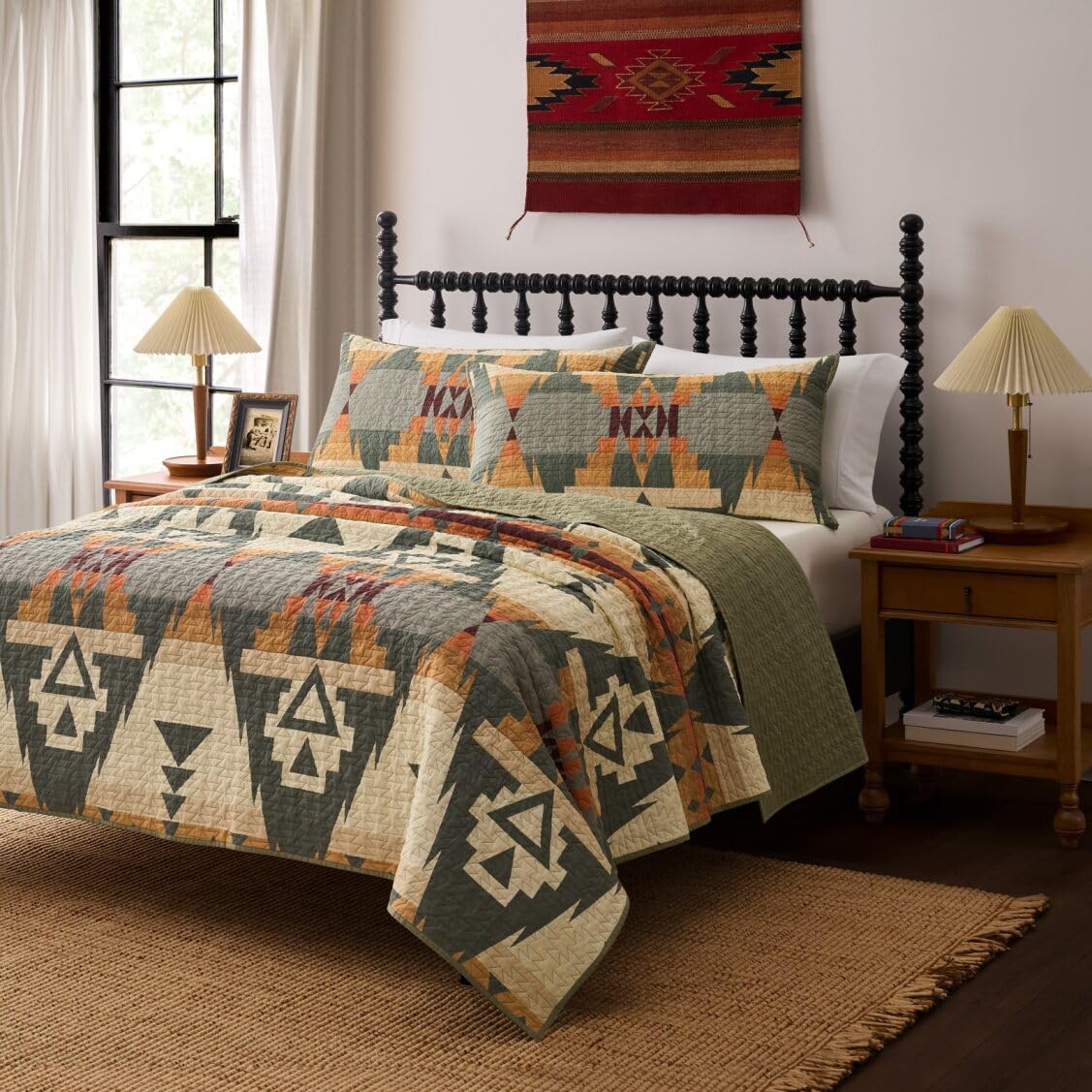 Amazon.com: Pendleton King Quilt Set – 100% Cotton 3 Piece Quilt