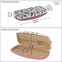 Vista 20 de Ron's Optical Clamshell - Funda rígida para lentes de lectores de marcos pequeños a medianos para mujeres y hombres Agua