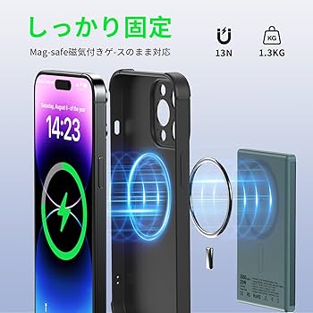 Amazon | Magnpter magsafeモバイルバッテリー【0.79CM極薄への