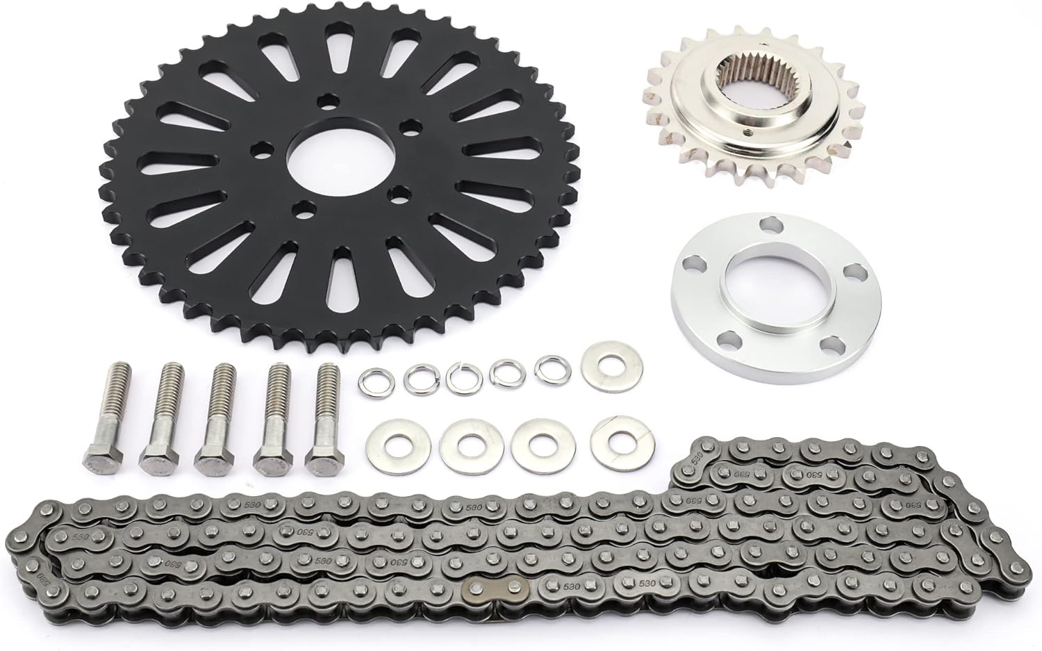 MoKitDora Sportster Belt to Chain Drive Transmission