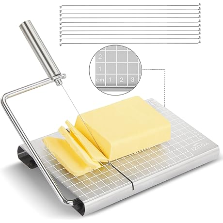 Adjustable Stainless Steel Cheese Slicer With 10 Wires