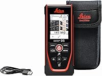 Leica DISTO D5 Laser Distance Meter: 650ft Range, Bluetooth, 4X Zoom Camera for Precise Measurements