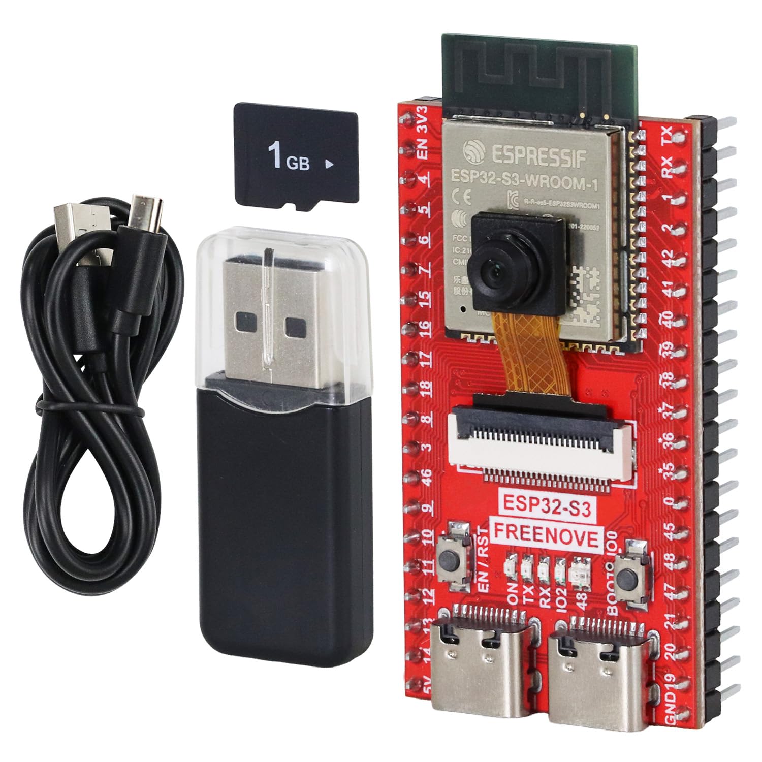 Amazon.com: Freenove ESP32 ESP32-S3 Camera Board Kit (16 MB Flash
