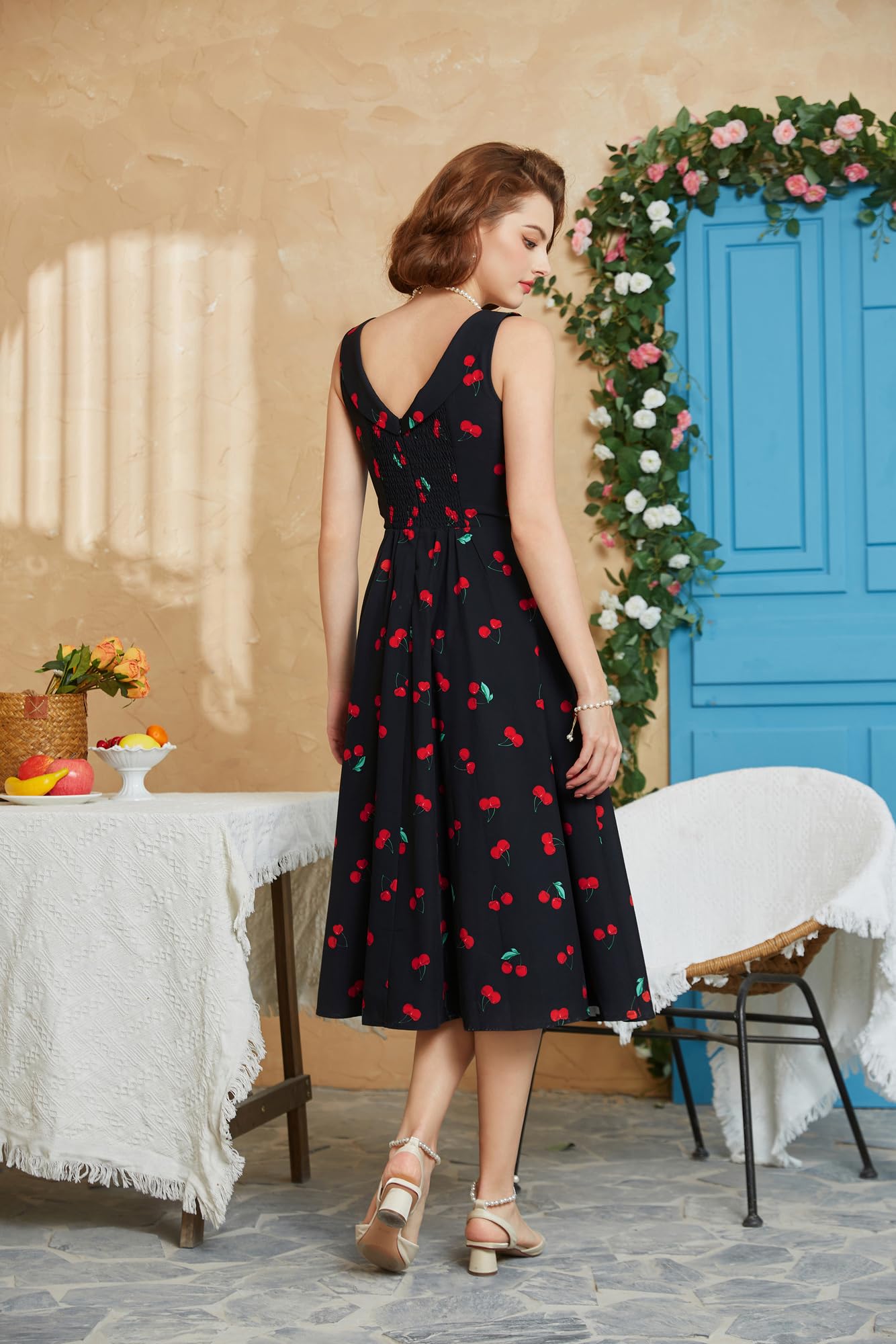 Belle Poque Women's Sleeveless Dress Cocktail Femme