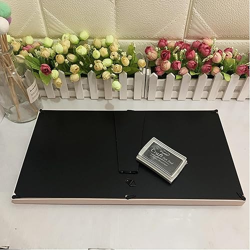 Miniatura 6 de ZZZANA Marco de recuerdo para niños recién nacidos, marco de fotos para bebés de primer año, kit de creación de huellas y huellas de bebé, hito de