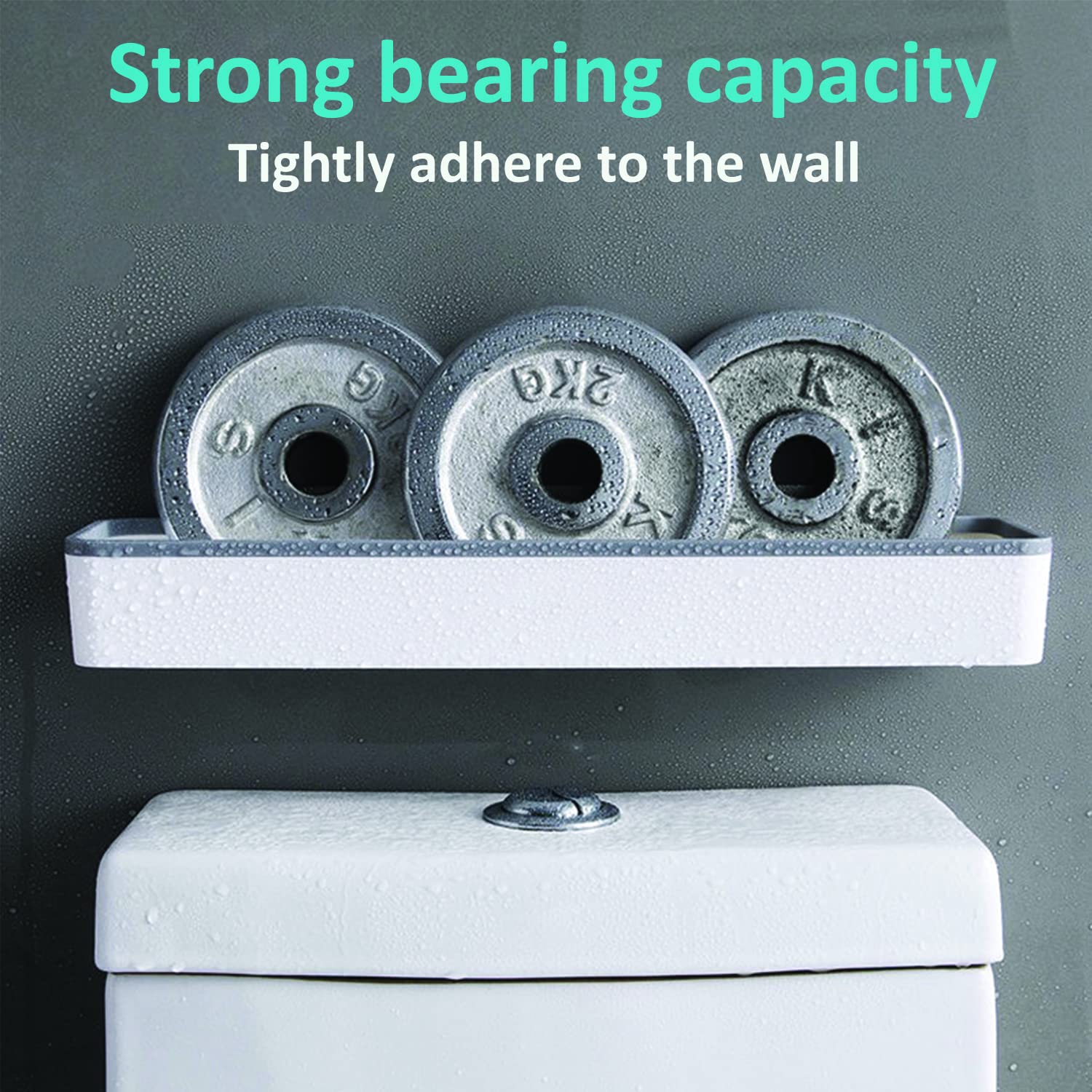 Étagère De Douche Adhésive Sans Perçage (lot 1–3) – Organisateur Mural – Rangements Maison