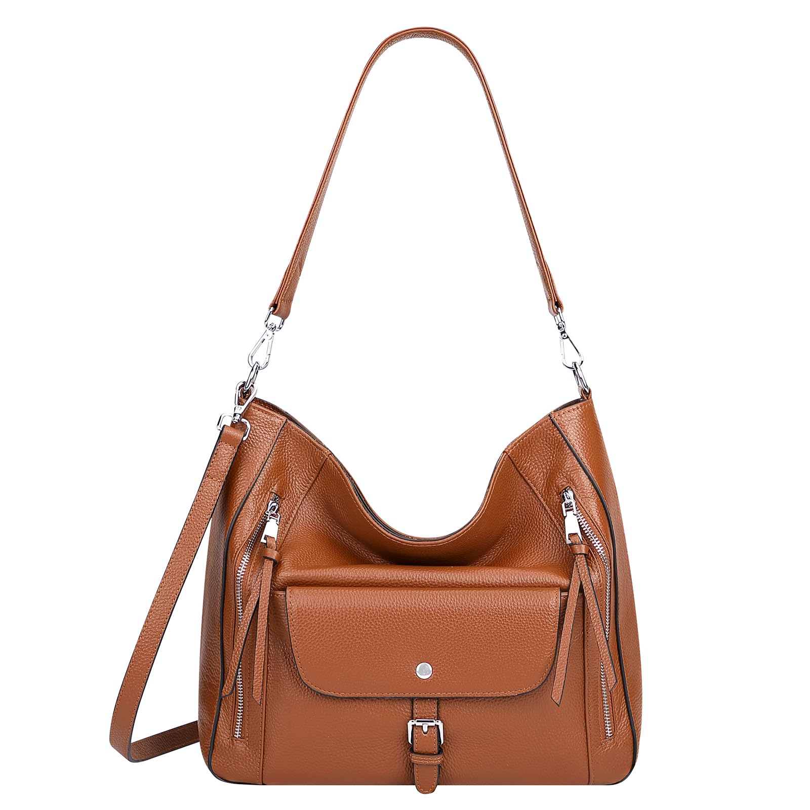  Genuine Earth Leather Hobo Bags for Women Soft Large Shoulder Handbags
| Over Earth Women's Classic Work Purses and Han
