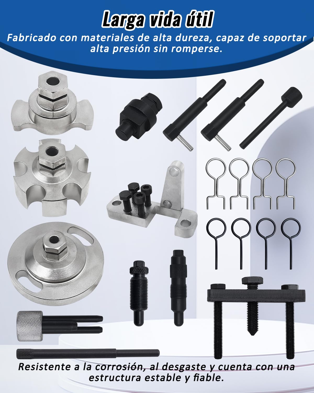 Juego de Calado distribucion de Motor Compatible con VW Audi 2.7 3.0 4.0 4.2 TDI V6 V8, Kit de Bloqueo de árbol de levas y cigüeñal T40049 T40058 T40060 T40061 T40062 T40064 T40071 T40135 etc