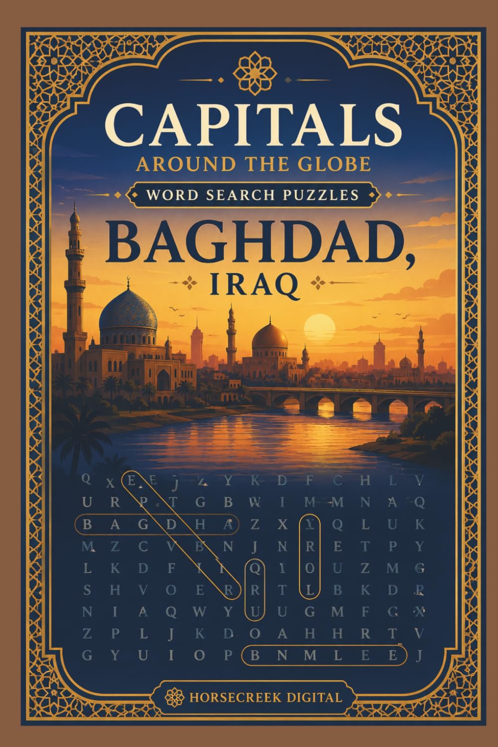 Capitals Around the Globe Word Search Puzzles: Baghdad Iraq