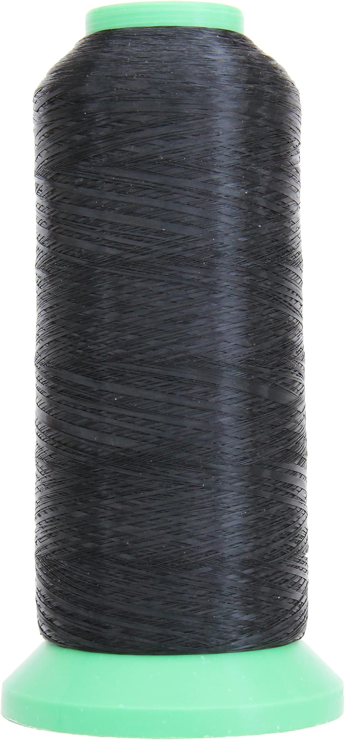 Threadart Black Nylon Invisible Thread | Huge 6600 Meter Spools 0.004 (0.12mm) Diameter Thread | Very Fine Monofilament Black