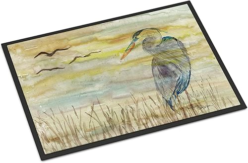 Caroline's Treasures SC2020MAT - Tapete para puerta delantera, 18 x 27 pulgadas, tapete para puerta delantera, interior y exterior, para entrada,