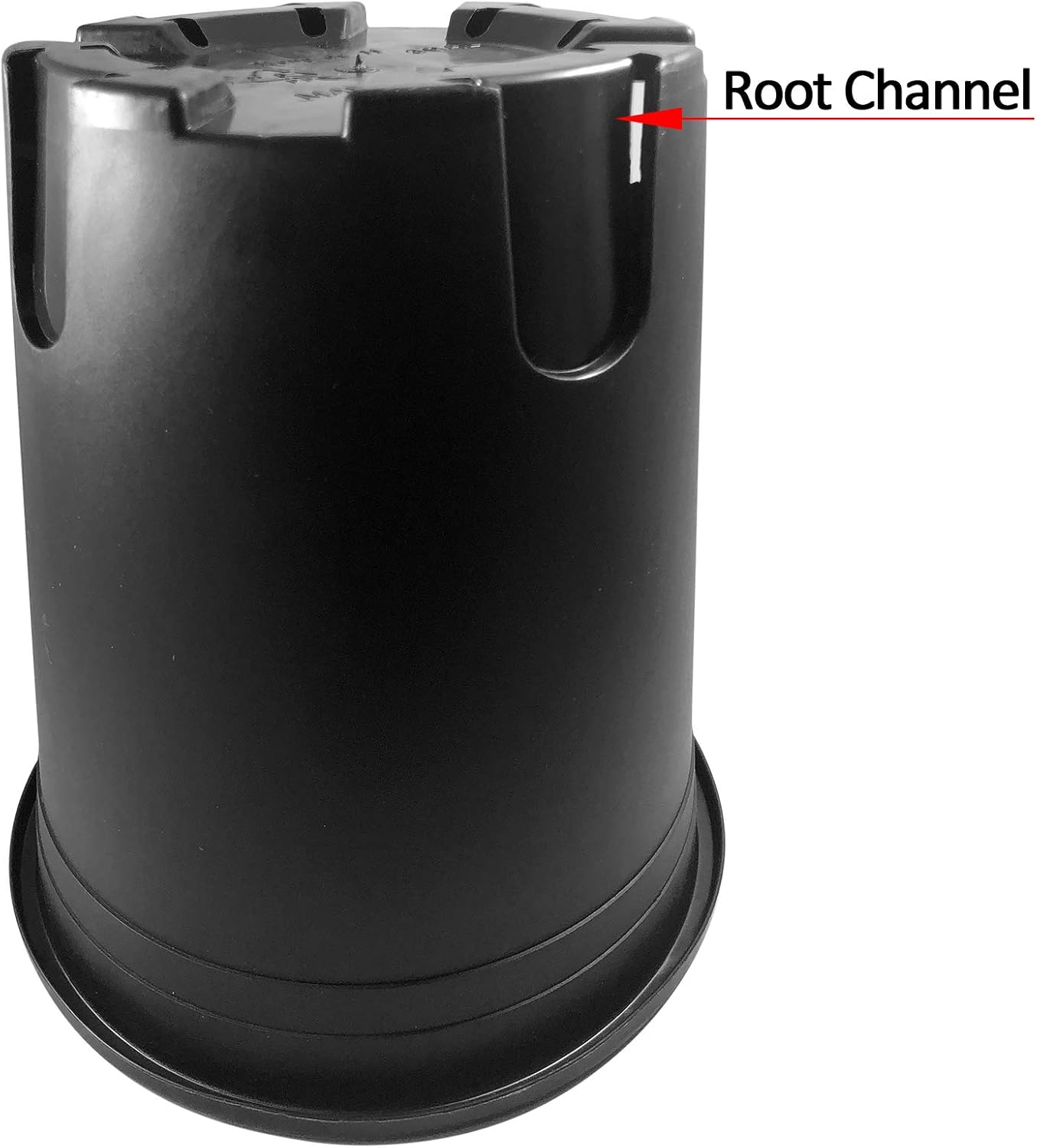 Black Plastic Pot Vegetable Flower Fruit Nursery Plant w/Root Control for Nursery Planter Flower Indoor Outdoor (20, 5 Gallon)