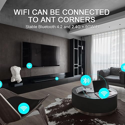 Vista 6 de Mini PC Stick con Intel Atom Z8350 y Windows 10 Pro, Mini PC 4 GB RAM 128 GB ROM, Intel Stick PC compatible con encendido automático, HD 4K