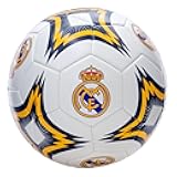 Icon Sports Compatible with Real Madrid Soccer Ball Officially Licensed Player Ball Size 5 (S Grade) White