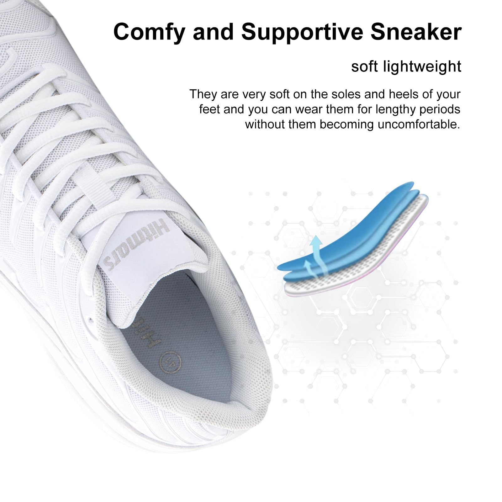 NEOKER Scarpe Running Uomo Donna Scarpe da Corsa Sneakers Scarpe Ginnastica Scarpe Trail Running Scarpe Sportive Platform Outdoor Nero Blu 36-48 EU