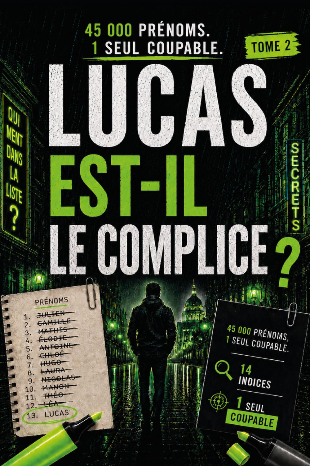 Lucas est-il le complice?: 45 000 prénoms, 1 seul coupable (Le tueur est dans la liste)