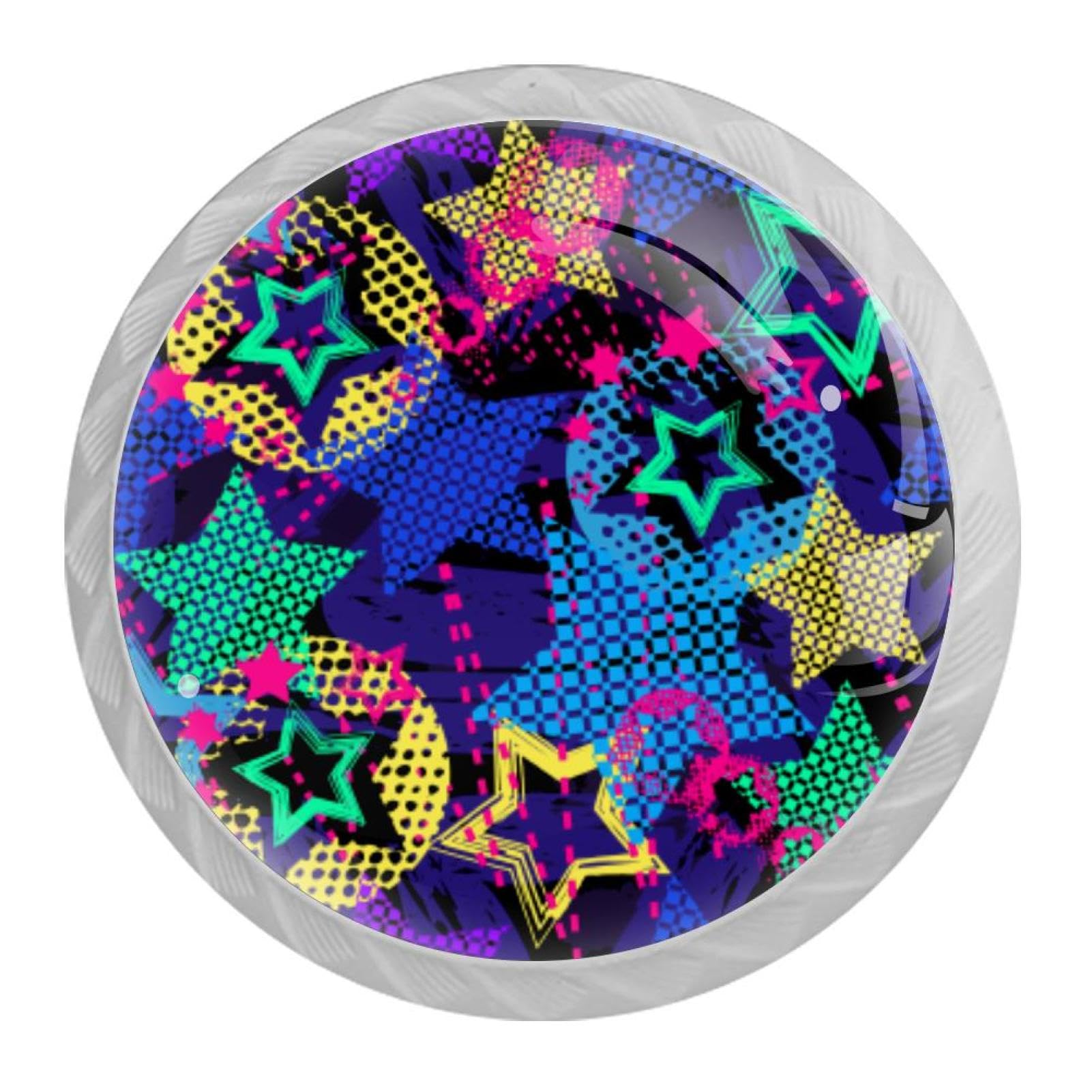 Tqmspg Multi Color Stars Pattern
