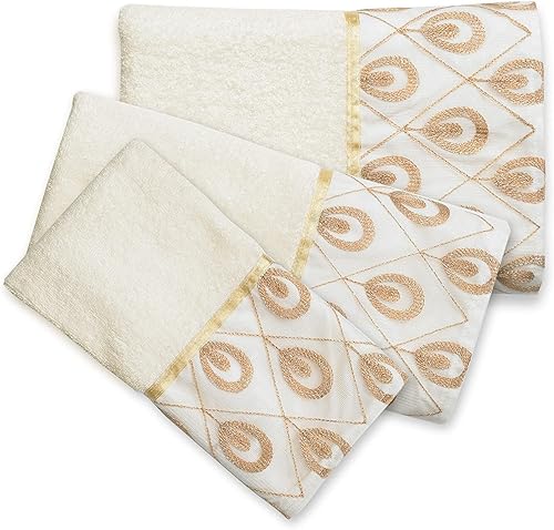 Vista 51 de Zahari Home Juego de 4 piezas de accesorios de baño Poppy Fields amarillos con dispensador de jabón de manos, vaso, soporte para cepillo de dientes