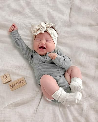 Miniatura 4 de meowcards Mantas envolventes de muselina para bebé, unisex, para niños y niñas, esenciales, tamaño grande, 47 x 47 pulgadas, estilo bohemio, para