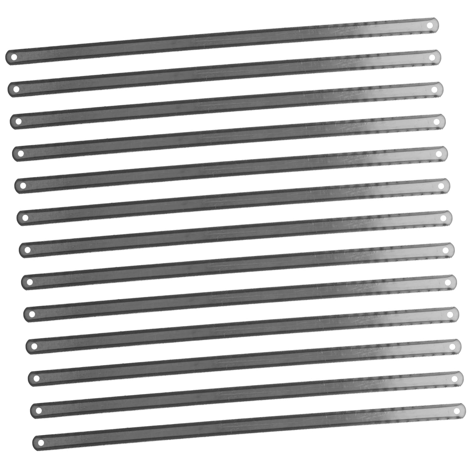 25pcs Hacksaw Replacement Blades Double-Sided Flexible Carbon Steel for Metal Cutting