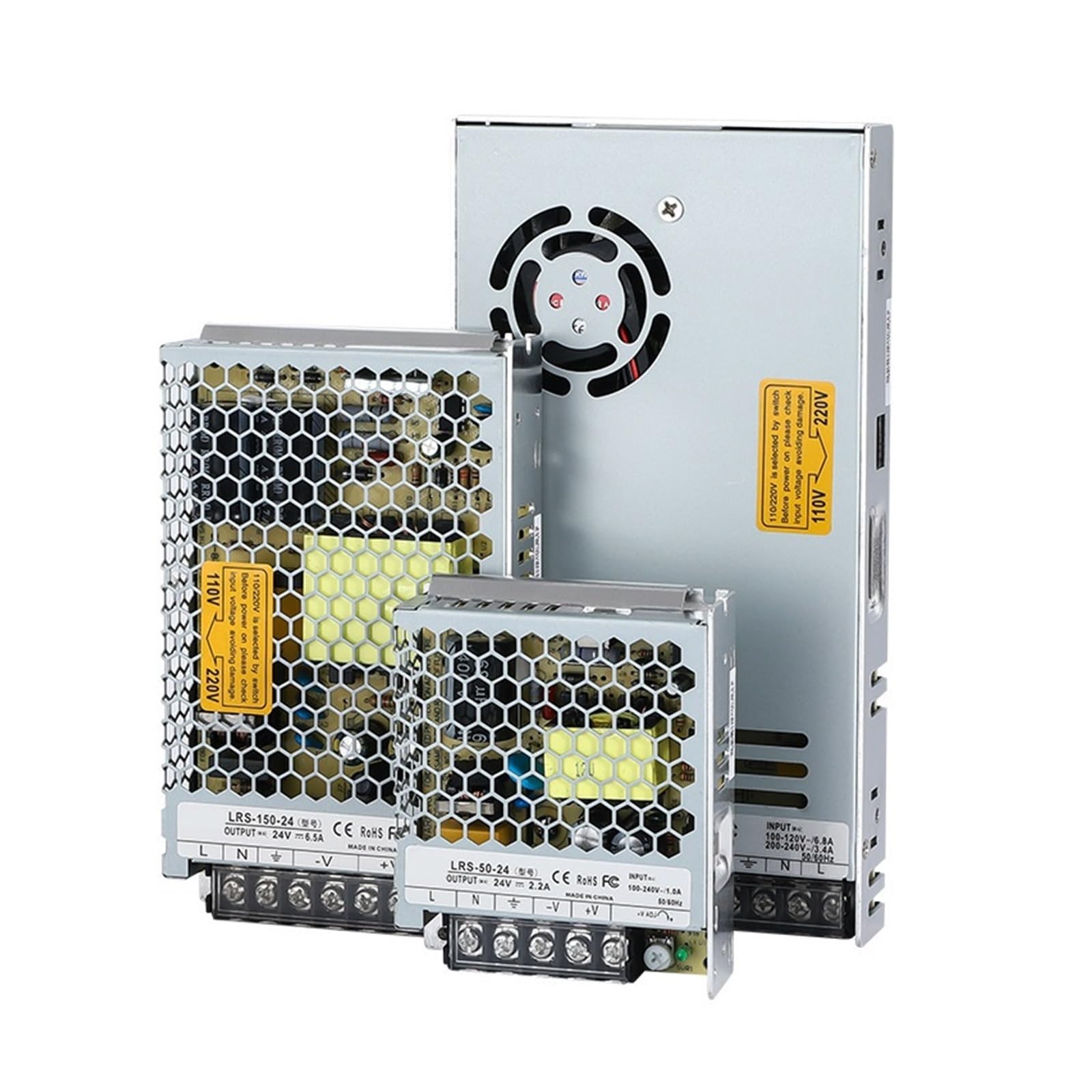 LRS Módulo de fuente de alimentación conmutada, transformador de CC de 220 V a 24 V, fuente de alimentación de gabinete de monitoreo, controlador de tira de luz LED (LRS-50-48)