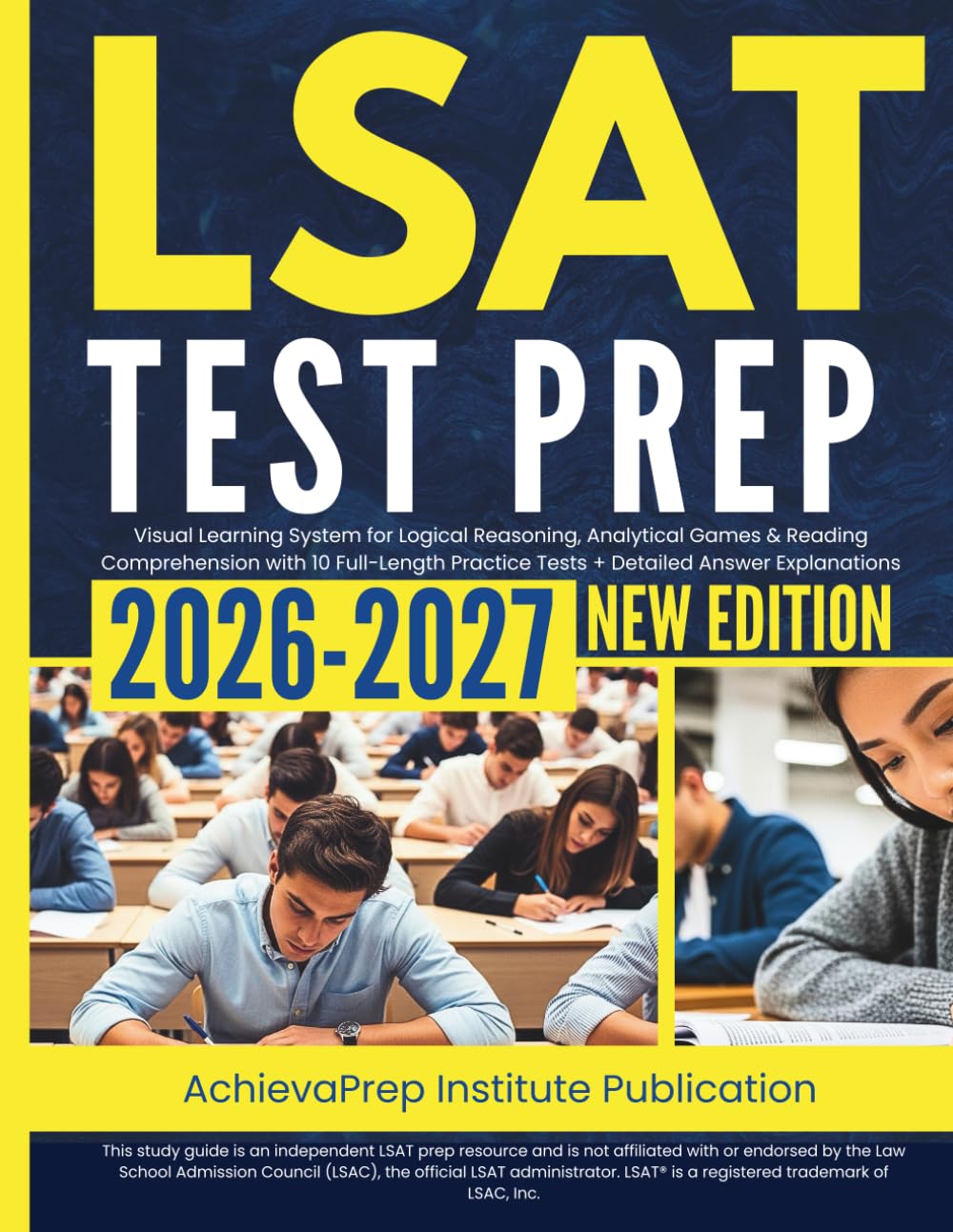 LSAT Test Prep 2026 - 2027: Visual Learning System for Logical Reasoning, Analytical Games & Reading Comprehension with 10 Full-Length Practice Tests