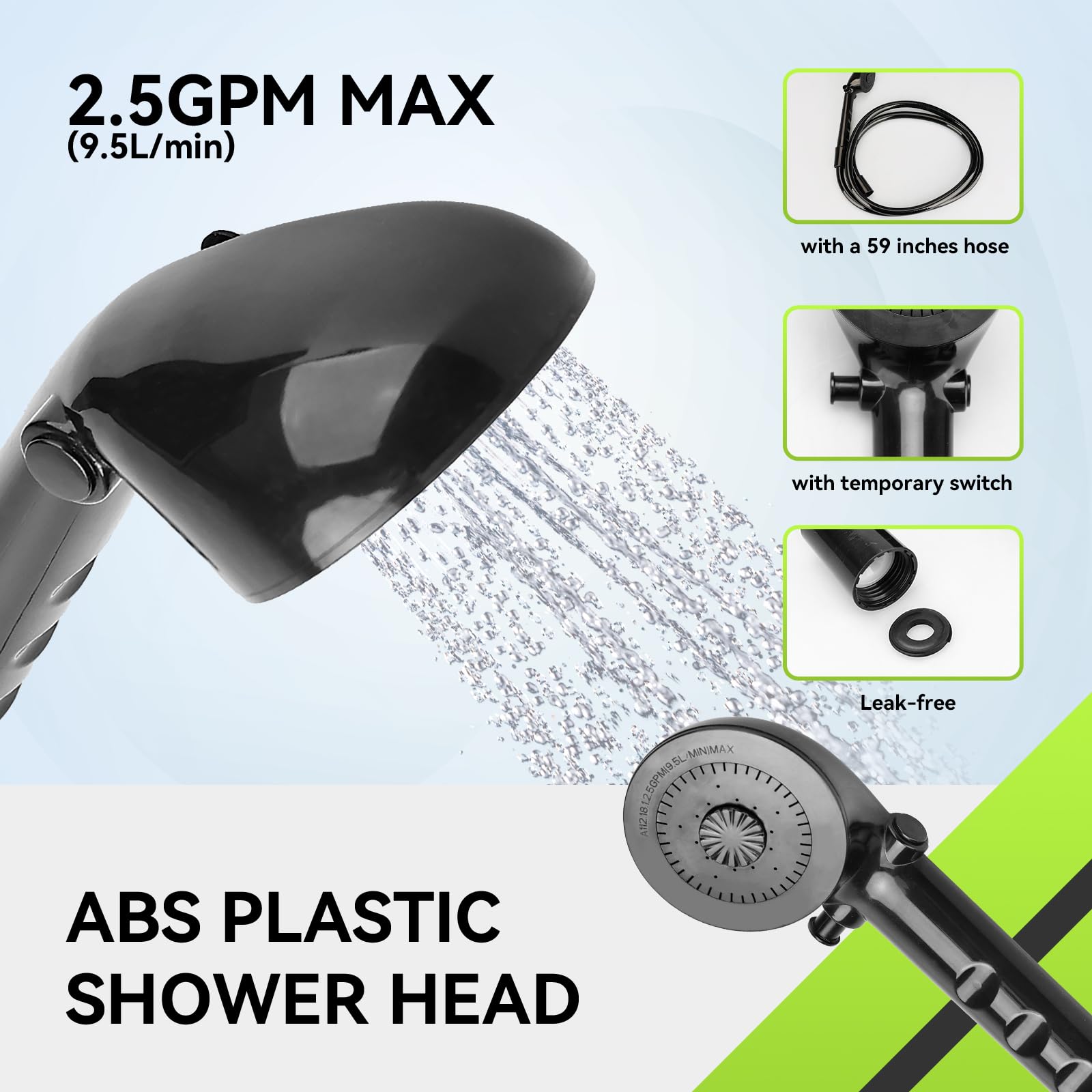RV Outdoor Shower Exterior Shower Box Kit, Easy Install RV Outdoor Shower Wit