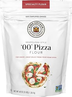 King Arthur 00 Pizza Flour - Non-GMO American Wheat for Authentic Neapolitan Crust, Crispy Chewy Pizza at Home (3 lbs)