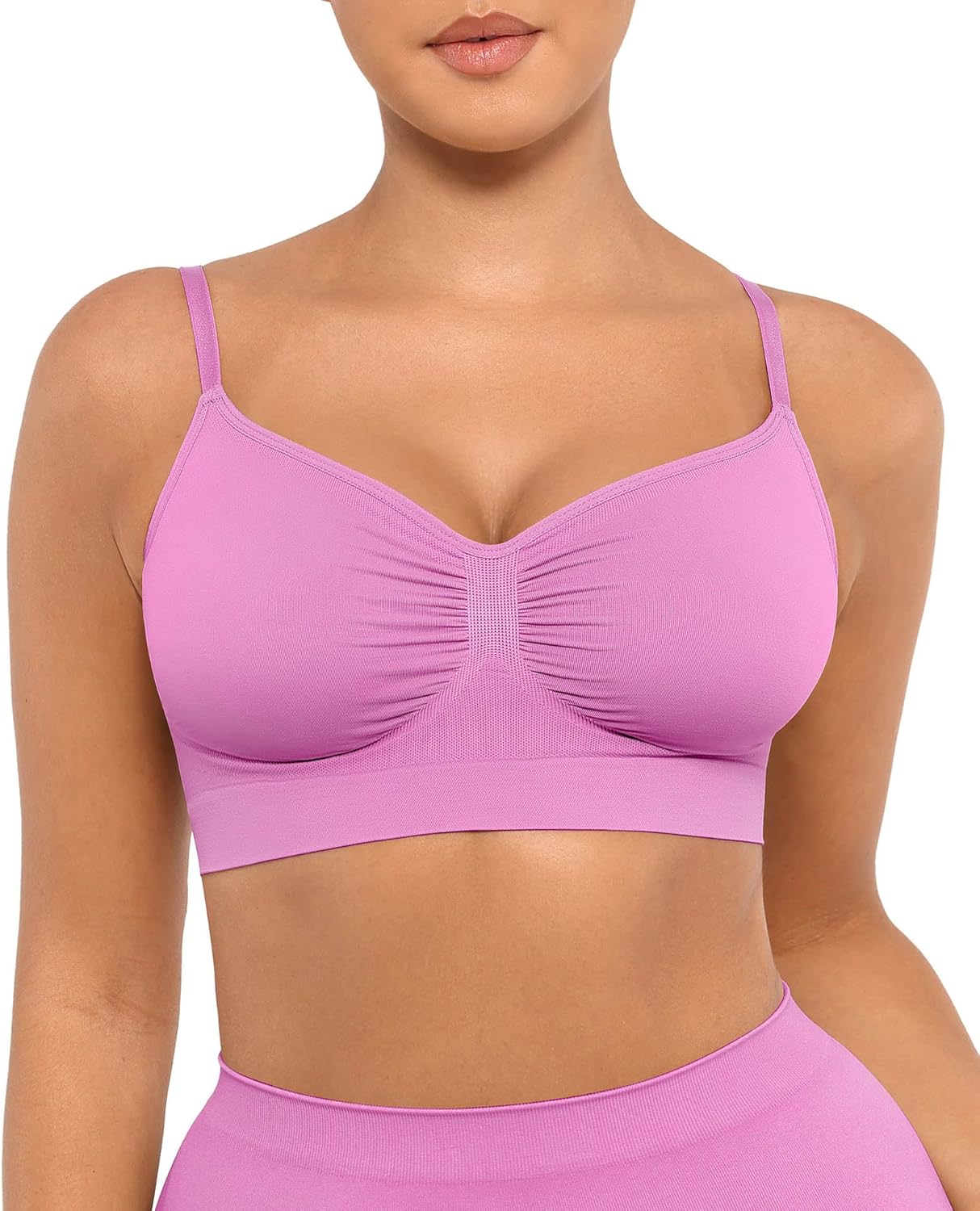 FeelinGirl Bralettes for Women with Support Comfortable Bras No Underwire Seamless Everyday Bras