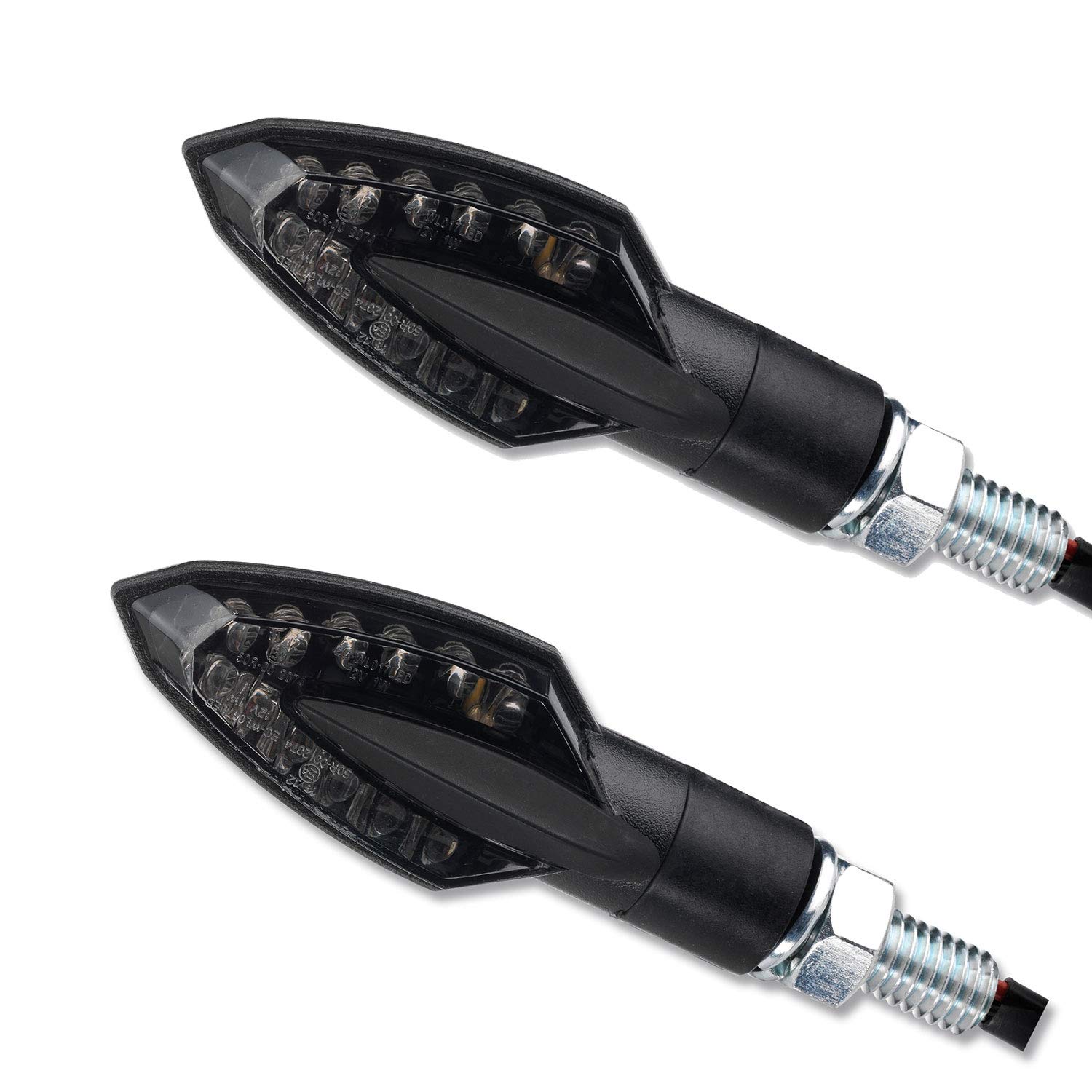 Mini indicatore LED per moto Vinci nero
