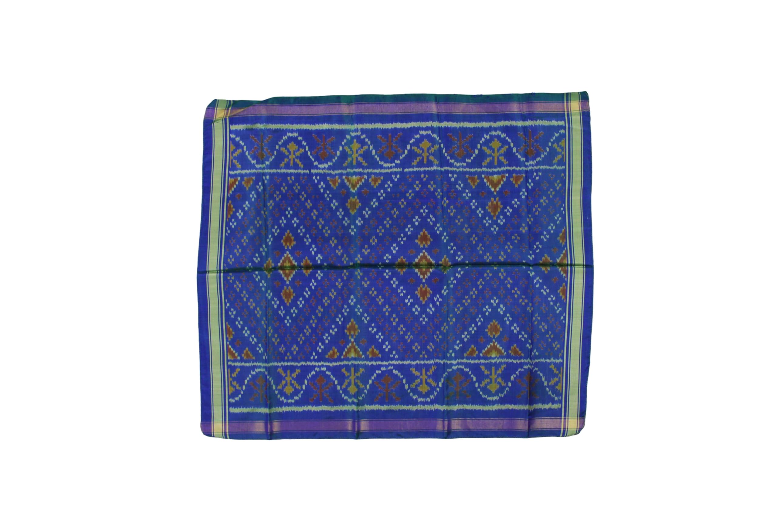garvi gurjari Handloom Single Ikat Patola Pocket Square | Stylish Pocket Square14-picture-45