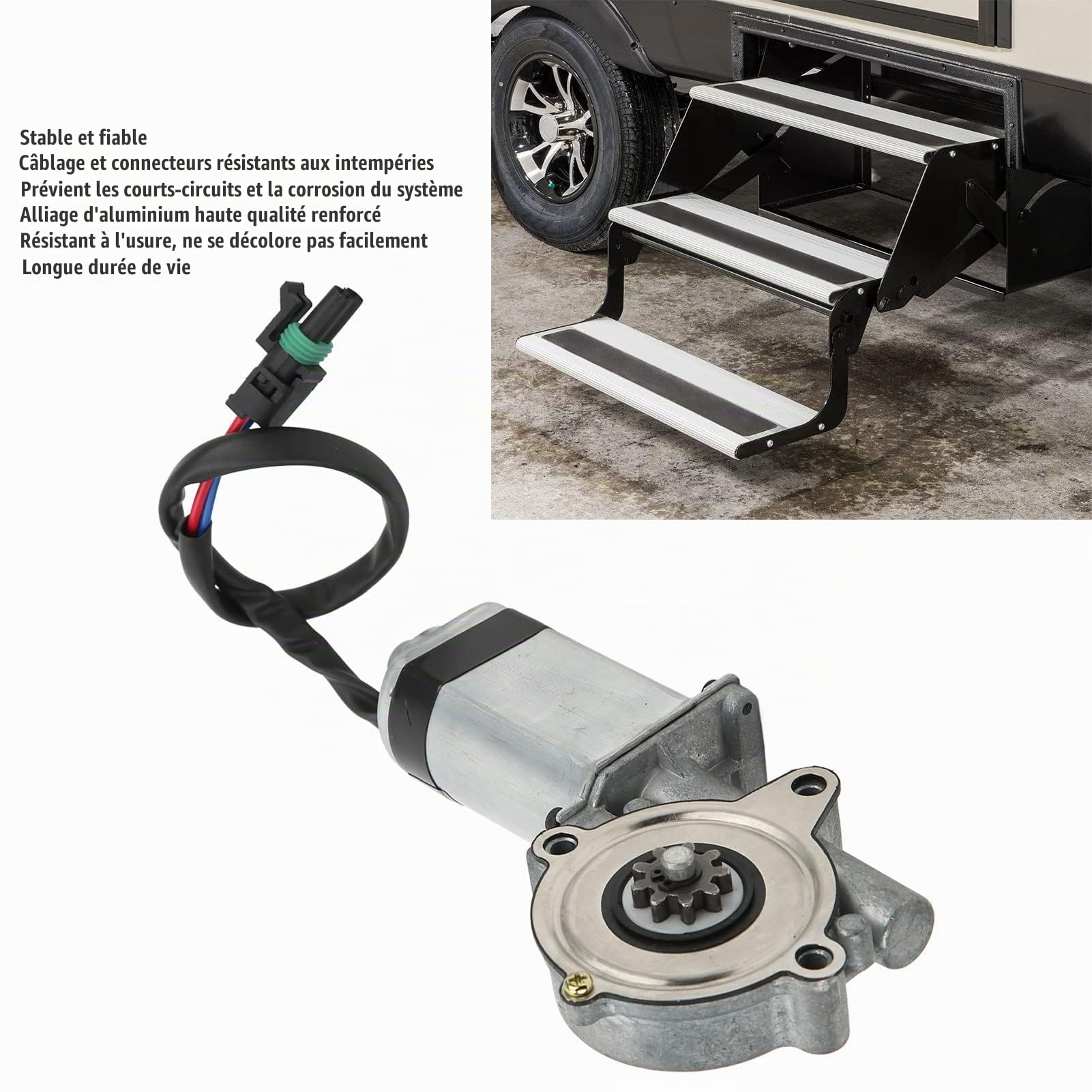 Acouto Moteur de marchepied électrique pour camping-car 1820124