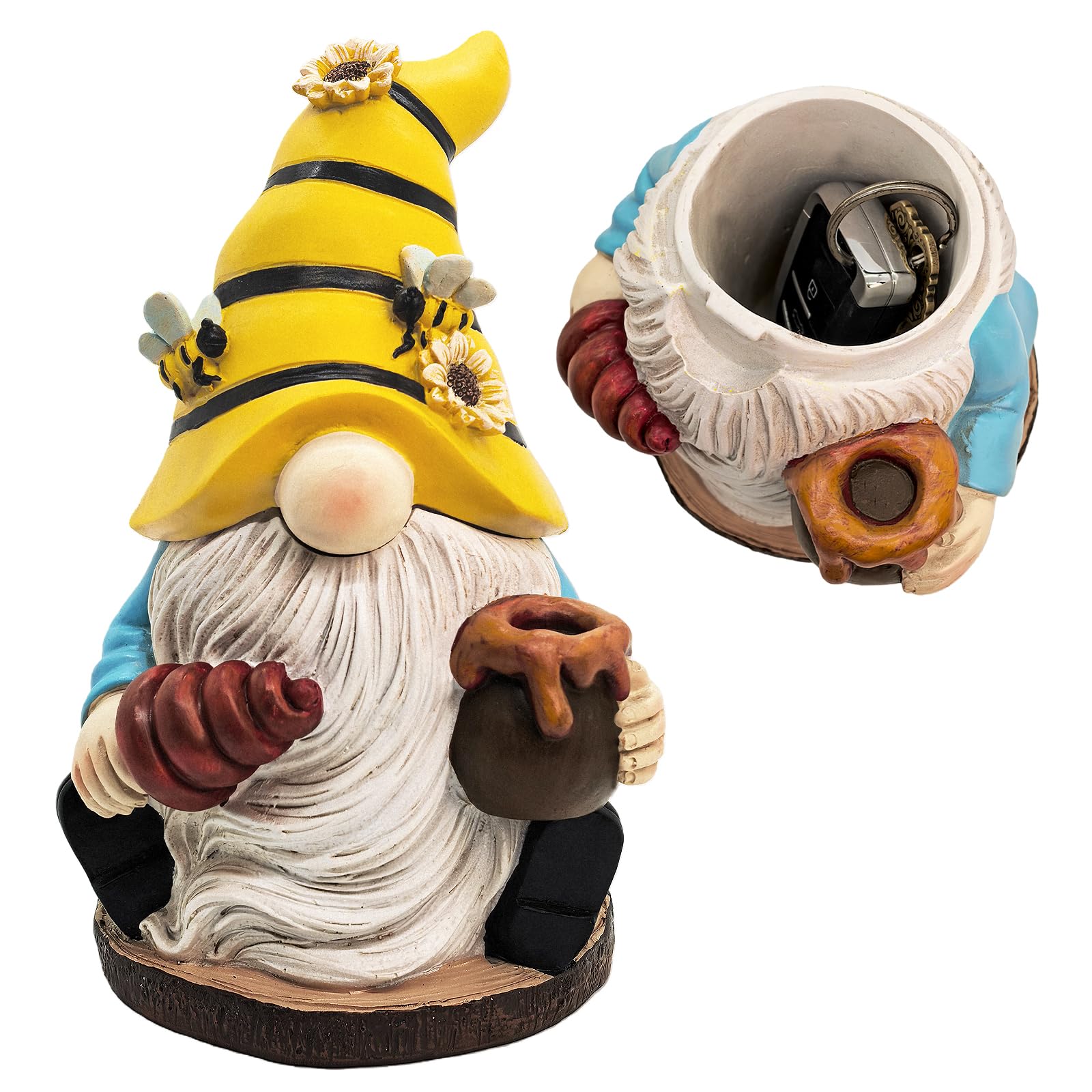 Waterproof Hide a Key Outside - Gnomes Garden Decor Hidden Safe