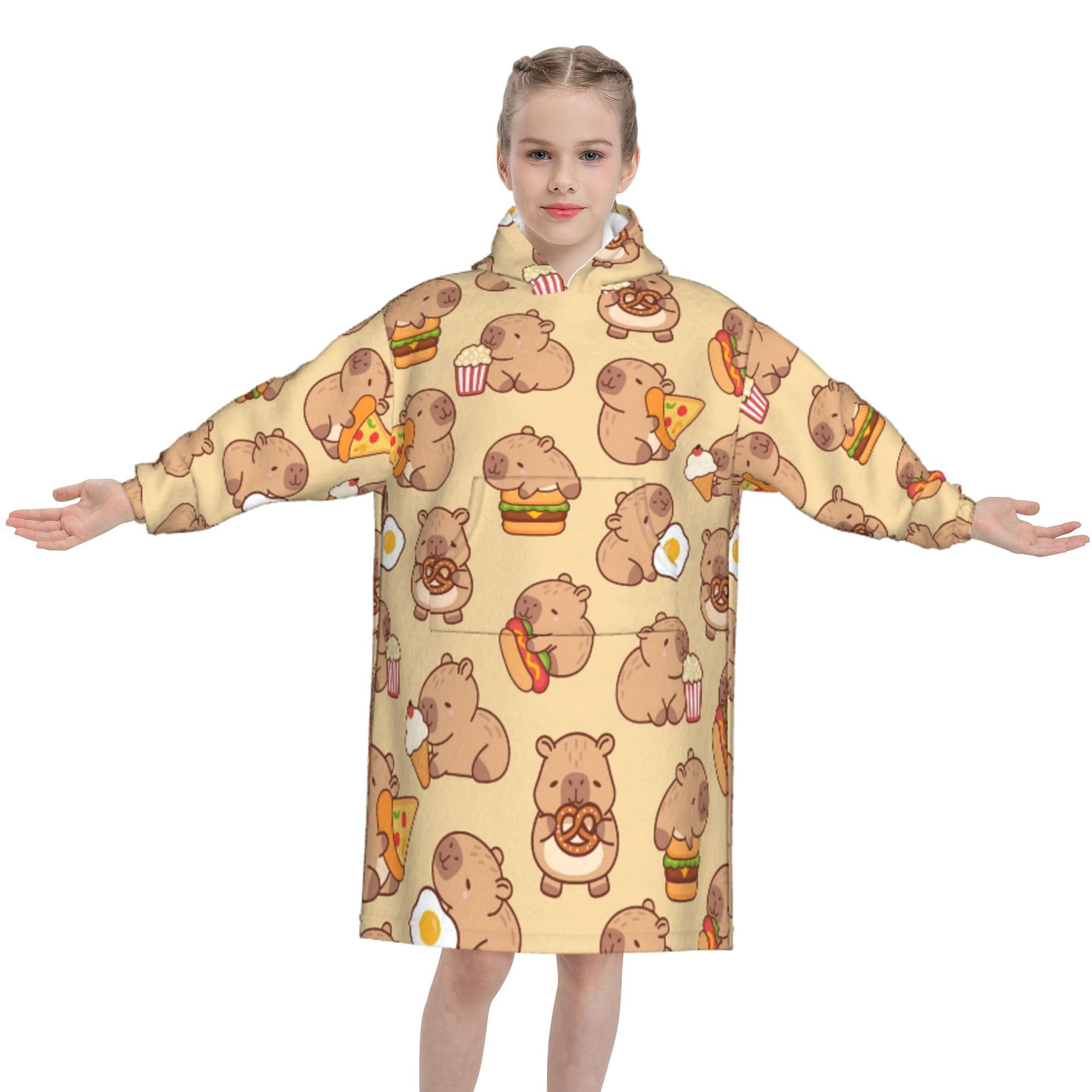 Blanket Hoodie for Women - Cozy Wearable Flannel Fleece Hooded Blanket with Pocket,Oversized Snuggie Hoodie Gifts for Women