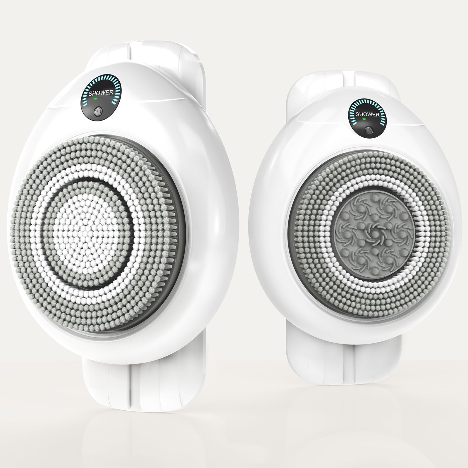 Photo 1 of ***MISSING PARTS***
Electric Back Scrubber for Shower - Wall Mounted Exfoliating Brush, Hands-Free Automatic Body Scrubber, IPX7 Waterproof, 3-Speed Adjustment, 3 Replaceable Heads with 50pcs Disposable Shower Caps