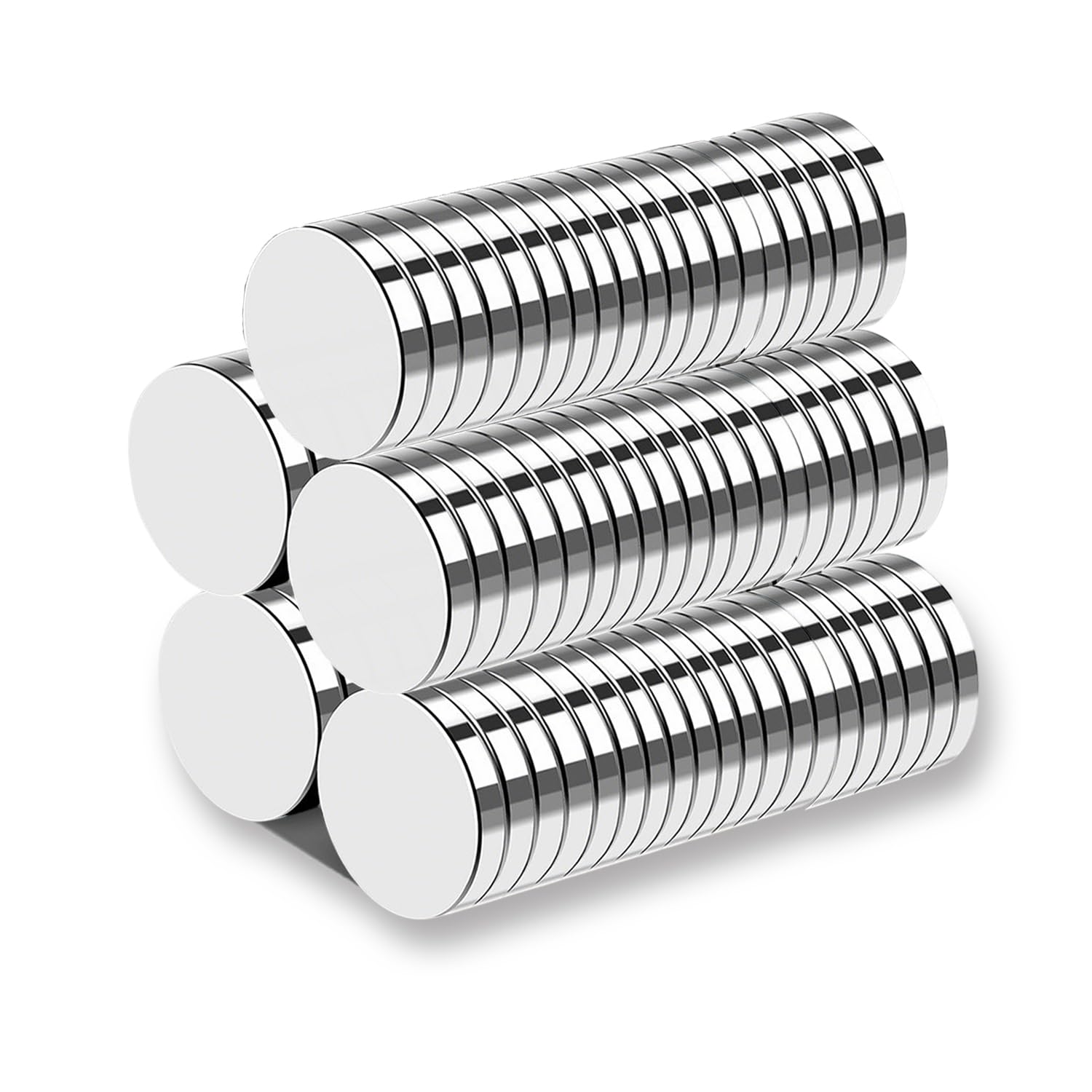 100 Pcs 6 mm x 2 mm Strong Magnet,Fridge Magnets,Mini Extra Strong,Whiteboard,Neodymium,Round,for Whiteboards, Fridge, Crafts