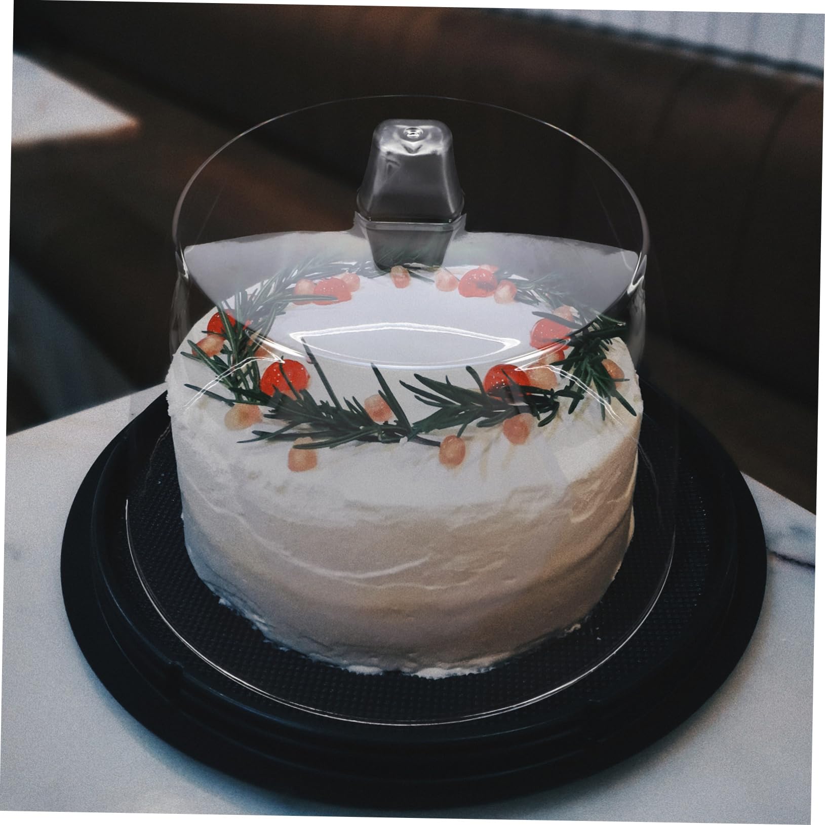 Campana de Comida Transparente Acrílica para Tartas y Postres