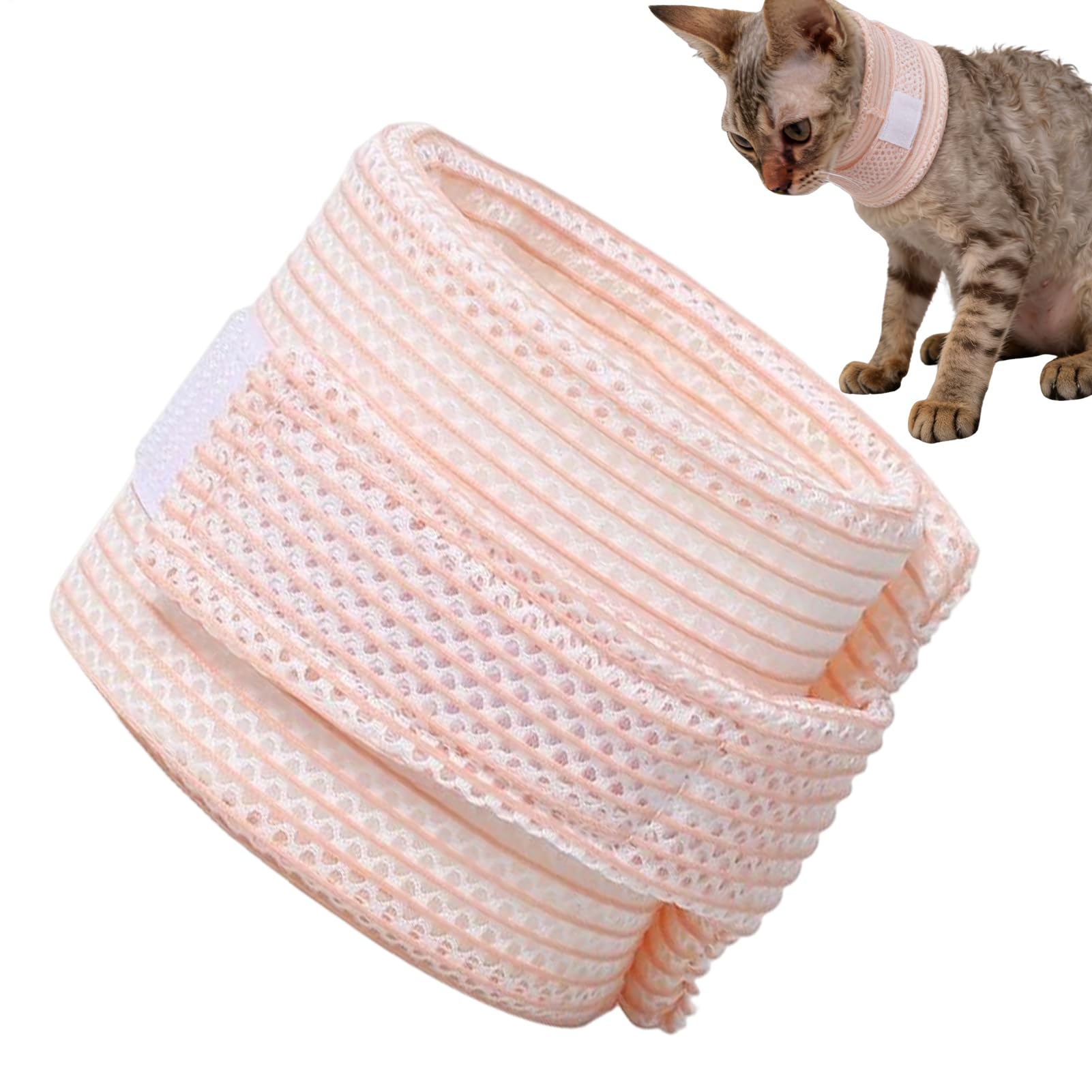 Cat Neck Guard | Soft Breathable Wound Protection Collar | Medical Pet Collar | for Cats and Home Outdoor Garden