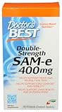 Doctor&apos;s Best SAM-e 400 mg&comma; Vegetarian&comma; Gluten Free&comma; Soy Free&comma; Mood and Joint Support&comma; 30 Enteric Coated Tablets