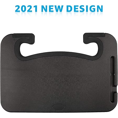 2 in 1 Car Steering Wheel Tray Steering Wheel Table Desk for Eating Laptop, Multipurpose Portable Table for Travel, Lunch, Fits Most Vehicles Steering Wheels 2021 Upgrade