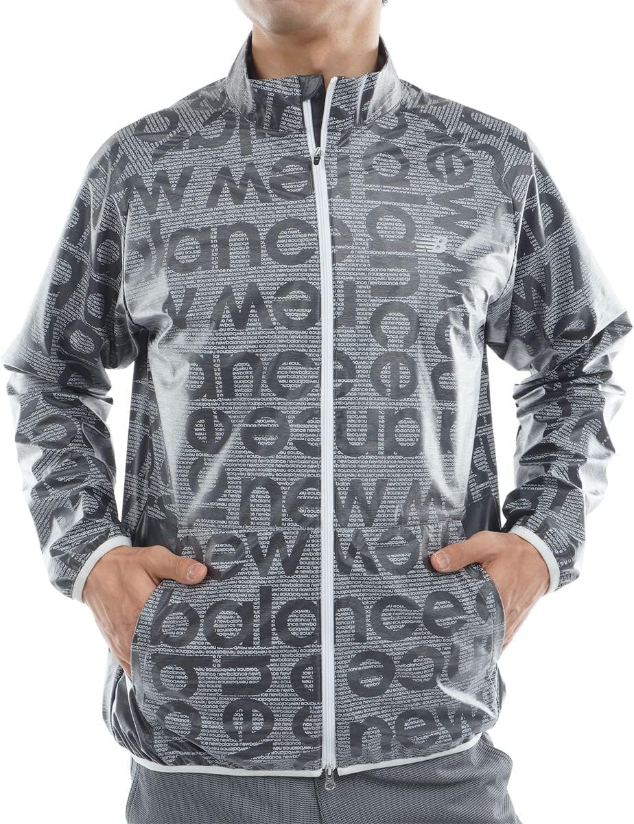 ニューバランスゴルフ フルジップブルゾン 撥水ジャケット レオパード